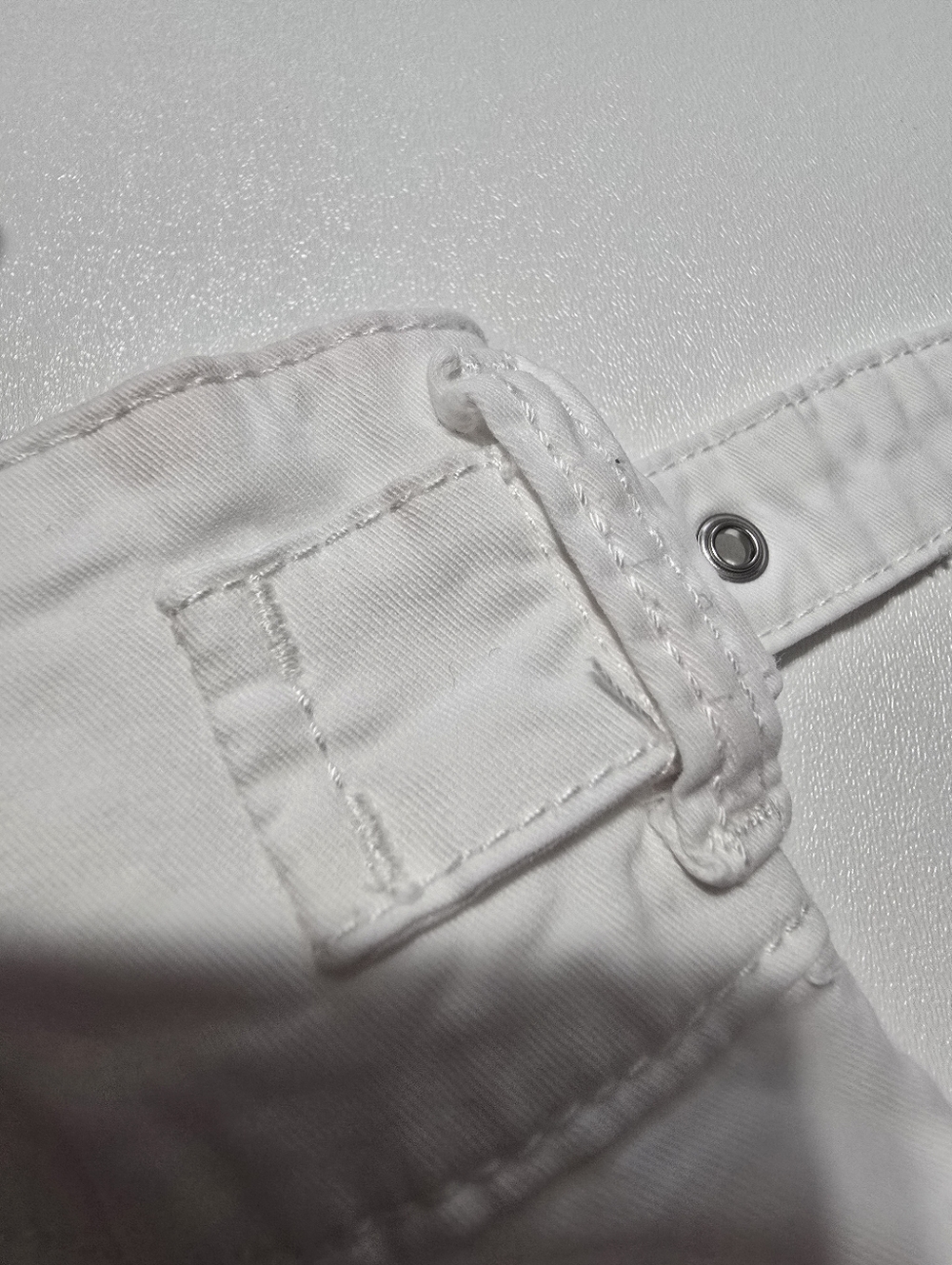 Joe's Jeans White Wide-Leg High-Rise Pants - Picture 12 of 16